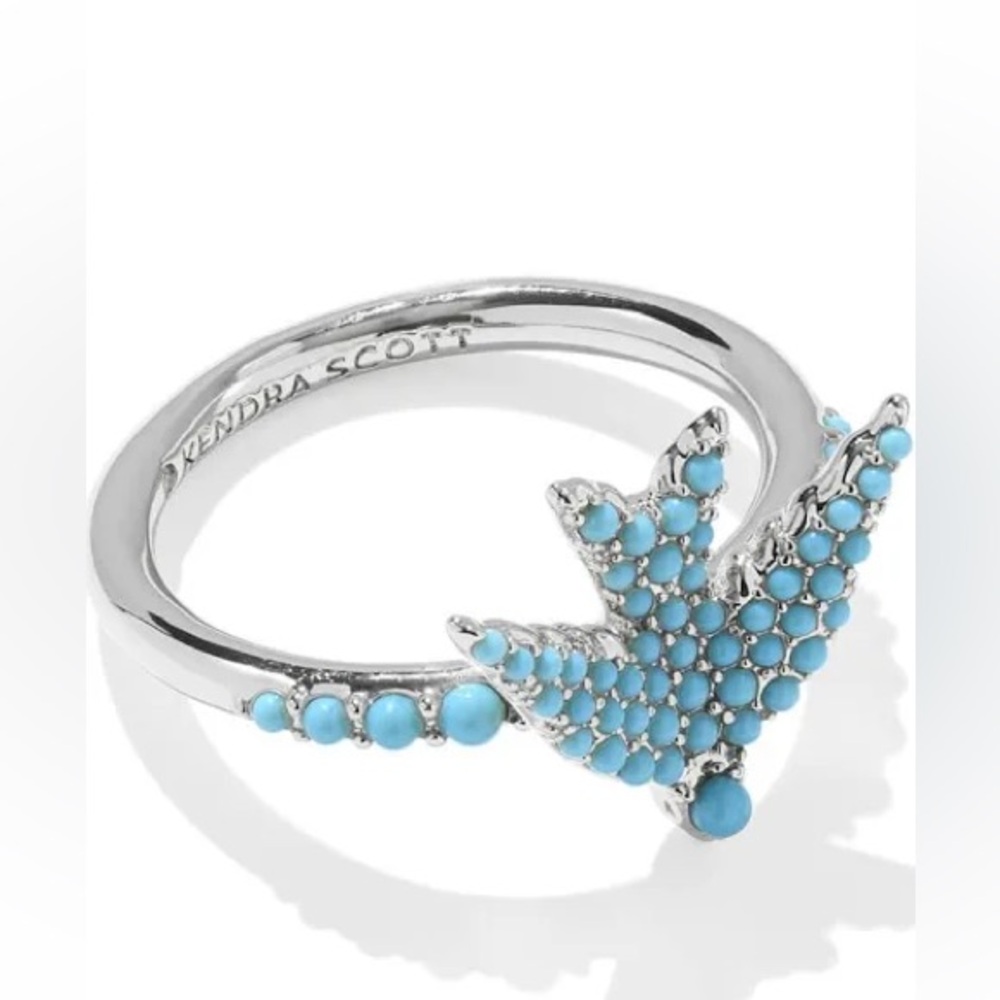 Kendra Scott Melody Ring Silver Size 7
